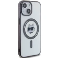 Etui Karl Lagerfeld IML Choupette's Head MagSafe do iPhone 15 Plus - przezroczyste