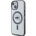 Etui Karl Lagerfeld IML Karl's Head MagSafe do iPhone 15 Plus - przezroczyste