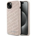 Etui Karl Lagerfeld Quilted K Pattern na iPhone 15 Plus / 14 Plus - różowe