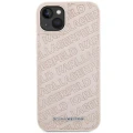 Etui Karl Lagerfeld Quilted K Pattern na iPhone 15 Plus / 14 Plus - różowe