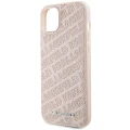 Etui Karl Lagerfeld Quilted K Pattern na iPhone 15 Plus / 14 Plus - różowe