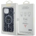 Etui Guess IML GCube MagSafe na iPhone 15 Plus / 14 Plus - czarne