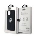 Etui Karl Lagerfeld Silicone Karl&Choupette MagSafe na iPhone 15 Plus / 14 Plus - czarne