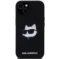 Etui Karl Lagerfeld Silicone Choupette Head MagSafe na iPhone 15 Plus / 14 Plus - czarne