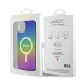 Etui Guess IML Iridescent MagSafe na iPhone 15 Plus / 14 Plus 6.7" - multikolor