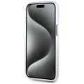 Etui Karl Lagerfeld IML Metal Karl Head MagSafe do iPhone 15 Plus biały