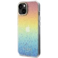 Etui Guess IML Faceted Mirror Disco Iridescent na iPhone 15 - wielokolorowe