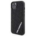 Etui Karl Lagerfeld 3D Rubber Multi Logo na iPhone 15 - czarne