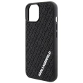 Etui Karl Lagerfeld 3D Rubber Multi Logo na iPhone 15 - czarne