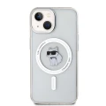 Etui Karl Lagerfeld IML Choupette MagSafe na iPhone 15 - przezroczyste