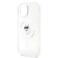 Etui Karl Lagerfeld IML Choupette MagSafe na iPhone 15 - przezroczyste