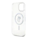Etui Karl Lagerfeld IML Choupette MagSafe na iPhone 15 - przezroczyste