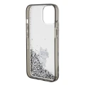 Etui Karl Lagerfeld Liquid Glitter Choupette do iPhone 15 - przezroczyste