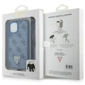 Etui Guess Crossbody 4G Metal Logo do iPhone 15 - niebieskie