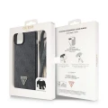 Etui Guess Crossbody 4G Metal Logo do iPhone 15 - czarne