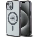 Etui Karl Lagerfeld IML Karl's Head MagSafe do iPhone 15 - przezroczyste