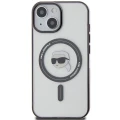 Etui Karl Lagerfeld IML Karl's Head MagSafe do iPhone 15 - przezroczyste