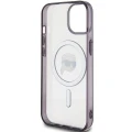 Etui Karl Lagerfeld IML Karl's Head MagSafe do iPhone 15 - przezroczyste