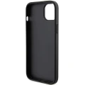 Etui Karl Lagerfeld Saffiano Cardslot Karl&Choupette Metal Pin do iPhone 15 - czarne