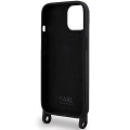 Etui Karl Lagerfeld Crossbody Silicone Ikonik do iPhone 15 - czarne