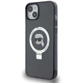 Etui Karl Lagerfeld Ring Stand Karl Head MagSafe do iPhone 15 - czarne