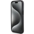 Etui Karl Lagerfeld Gripstand Saffiano Choupette Pins na iPhone 15 - czarne