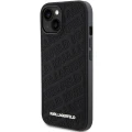 Etui Karl Lagerfeld Quilted K Pattern na iPhone 15 - czarne