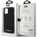 Etui Karl Lagerfeld Quilted K Pattern na iPhone 15 - czarne