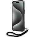 Etui Karl Lagerfeld IML Mono KL Pattern & Cord na iPhone 15 / 14 / 13 - czarne