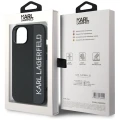 Etui Karl Lagerfeld Saffiano Rhinestones & Charm na iPhone 15 / 14 / 13 - czarne
