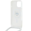 Etui Karl Lagerfeld IML Choupette Head&Cord MagSafe na iPhone 15 / 14 / 13 - przezroczyste