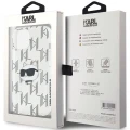Etui Karl Lagerfeld IML Choupette Head & Monogram na iPhone 15 / 14 / 13 - przezroczyste