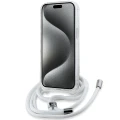 Etui Karl Lagerfeld Crossbody IML Karl Head MagSafe na iPhone 15 / 14 / 13 - przezroczyste