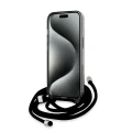 Etui Karl Lagerfeld IML Crossbody Monogram Karl & Choupette Head MagSafe na iPhone 15 / 14 / 13 - czarne