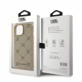 Etui Karl Lagerfeld Magsafe Karl Head na iPhone 15 - beżowe