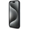 Etui Karl Lagerfeld Silicone Shadow Metal Initial MagSafe do iPhone 15 czarny