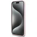 Etui Karl Lagerfeld Silicone Karl&Choupette MagSafe na iPhone 15 - różowe