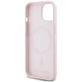 Etui Karl Lagerfeld Silicone Karl&Choupette MagSafe na iPhone 15 - różowe