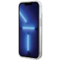 Etui Guess IML 4G MagSafe na iPhone 15 - brązowe