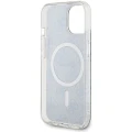 Etui Guess IML 4G MagSafe na iPhone 15 - brązowe
