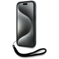 Etui Karl Lagerfeld Saffiano Athleisure Stripes Cord na iPhone 15 - czerwone