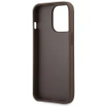 Etui Guess 4G Big Metal Logo na iPhone 14 Pro Max - brązowe
