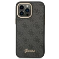 Etui Guess 4G Vintage Gold Logo na iPhone 14 Pro Max - czarne