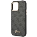 Etui Guess 4G Vintage Gold Logo na iPhone 14 Pro Max - czarne