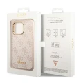 Etui Guess 4G Vintage Gold Logo na iPhone 14 Pro Max - różowe