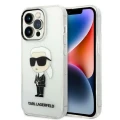Etui Karl Lagerfeld Ikonik Karl na iPhone 14 Pro Max - przezroczyste