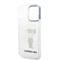 Etui Karl Lagerfeld Ikonik Karl na iPhone 14 Pro Max - przezroczyste