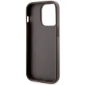 Etui Guess GCube Stripes MagSafe na iPhone 14 Pro Max - brązowe