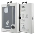 Etui Karl Lagerfeld Crossbody Saffiano Metal Pin Karl&Choupette na iPhone 14 Pro Max - czarne