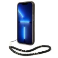 Etui Guess Translucent Pearl Strap na iPhone 14 Pro - czarne